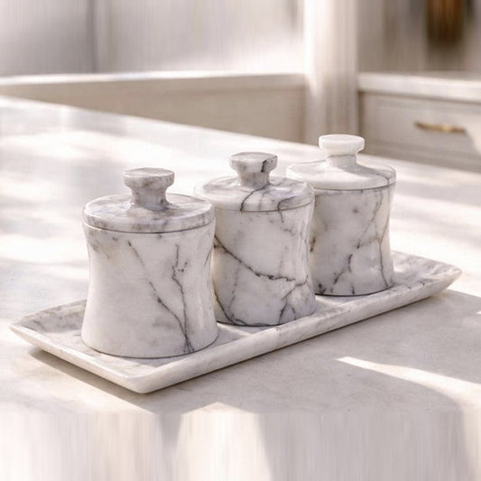 Statuesque Spice Jars