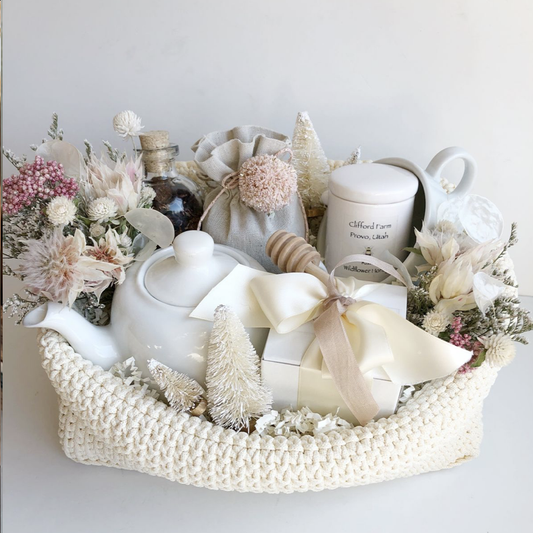The "Morning Meadow" Tea & Honey Hamper